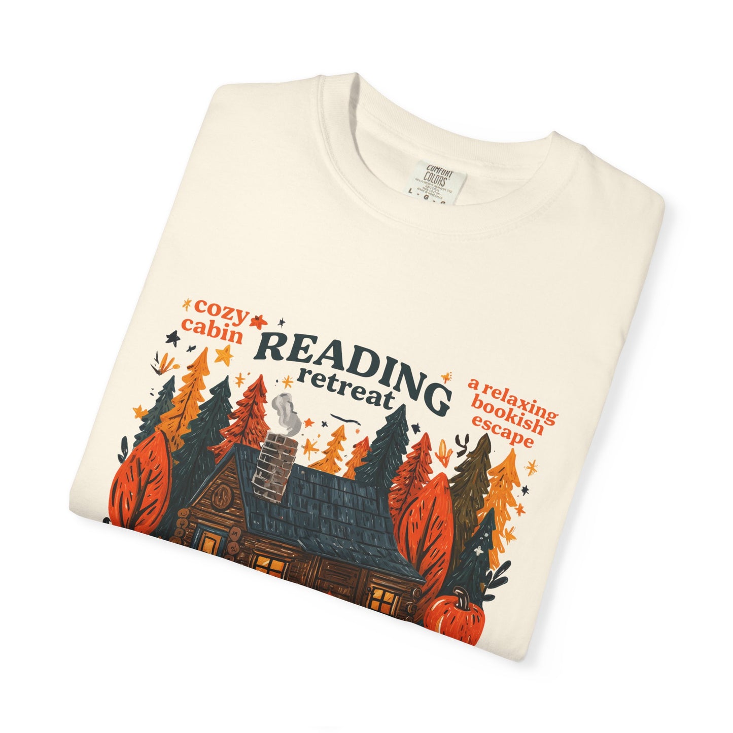 Cozy Reading Retreat T-shirt | Unisex Garment-Dyed Tee
