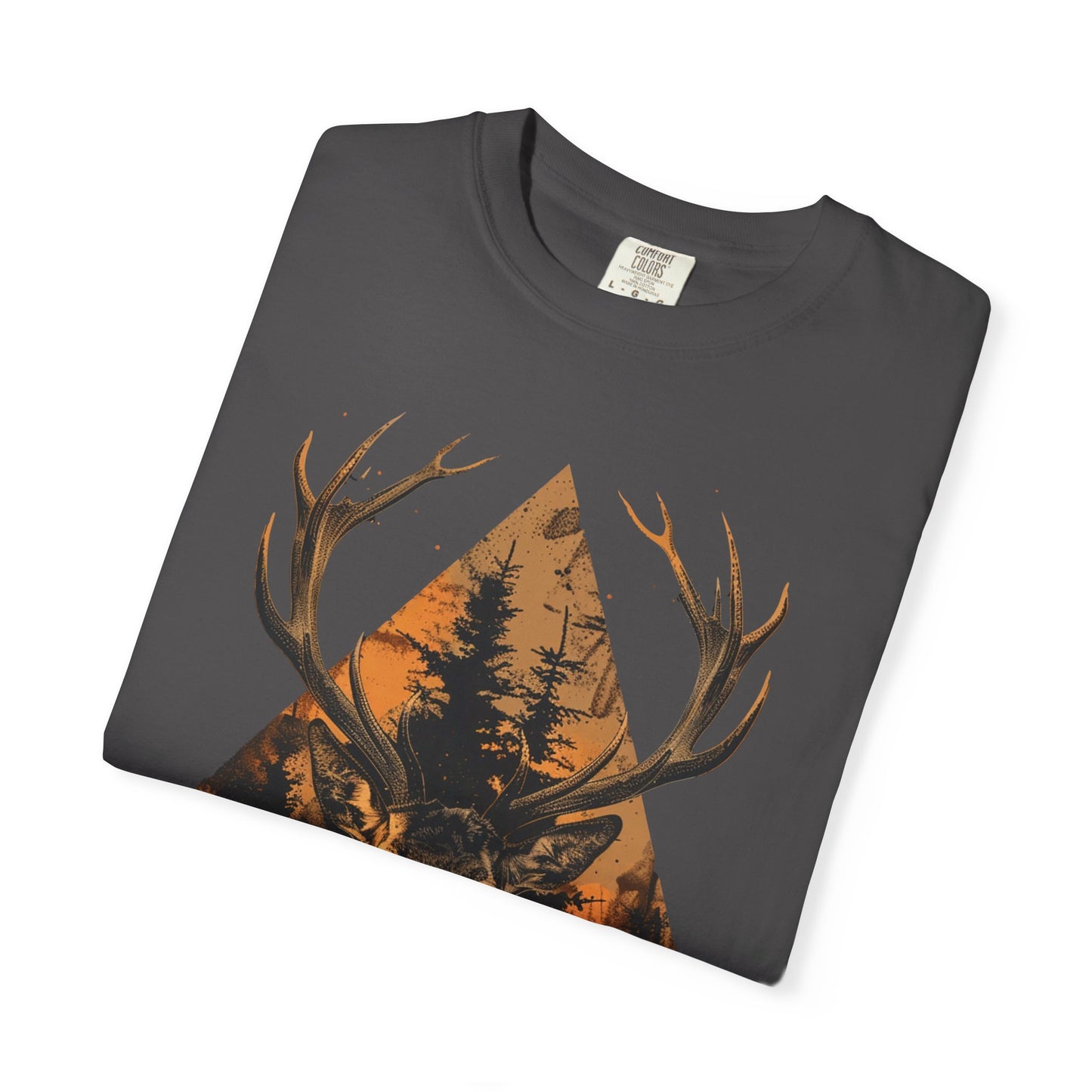 Rustic Nature Graphic Tee, Unisex Garment-Dyed T-Shirt