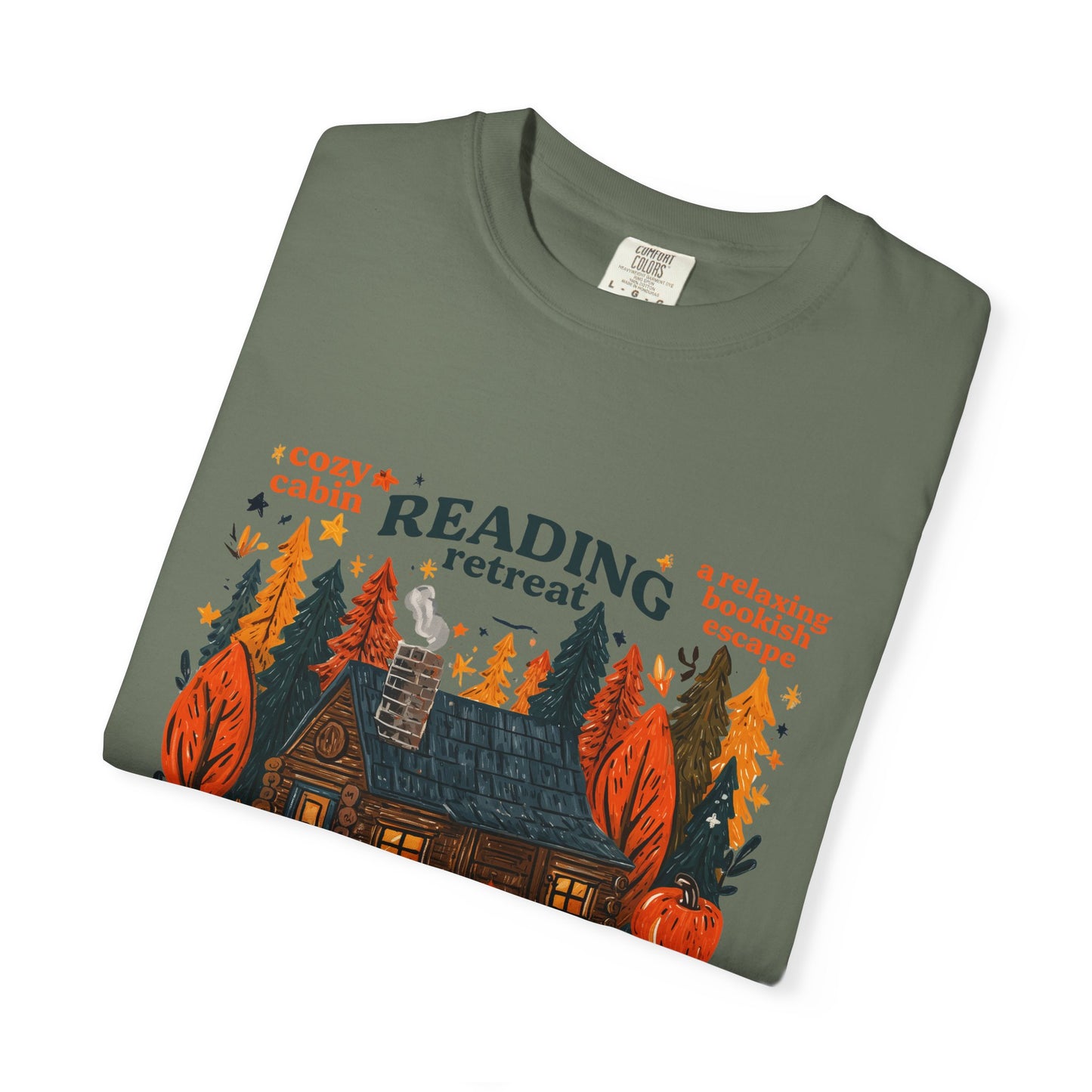 Cozy Reading Retreat T-shirt | Unisex Garment-Dyed Tee